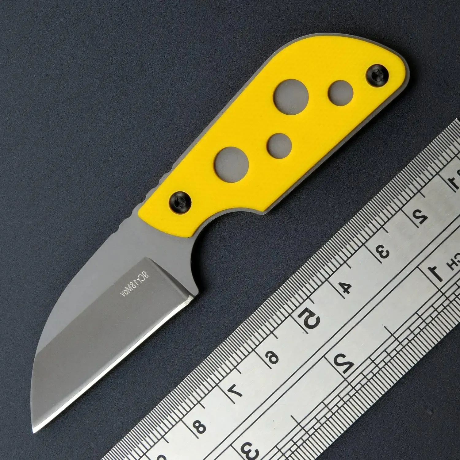 Bushcraft Knife Fixed - Eafengrow C1297 Fixed Blade Knife 9Cr18Mov