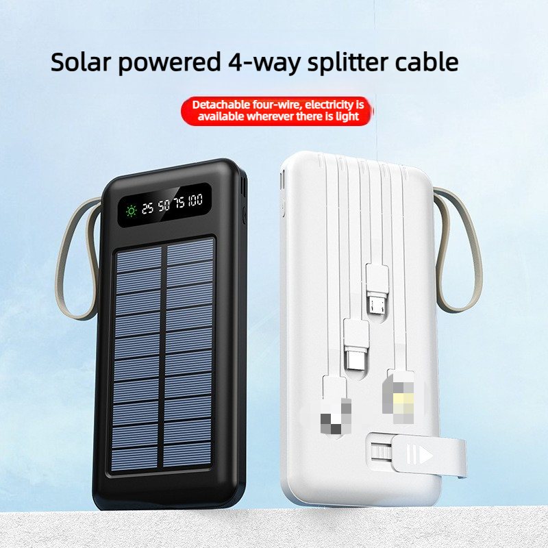 Solar Emergency Charger - 10000/20000mAh Outdoor Solar Large-capacity Mobile Power