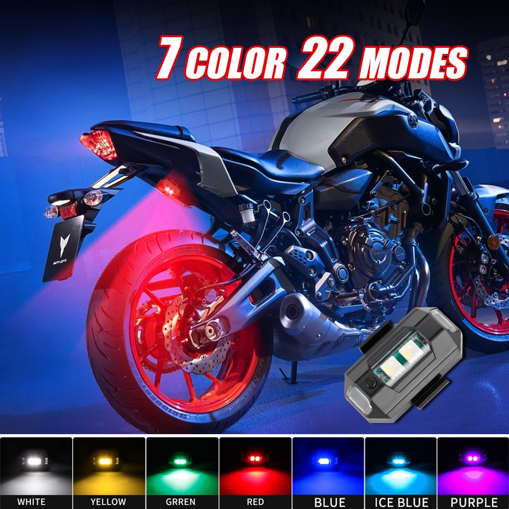 Sos Light Strobe - 1PC 7 Color Mini USB Charging