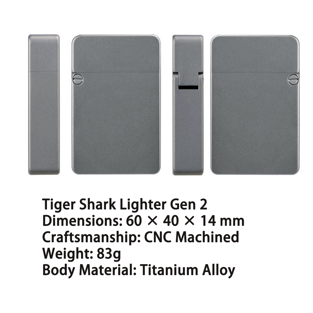 Titanium Alloy Trench Lighter  - Fire Starting Kit recension och pris