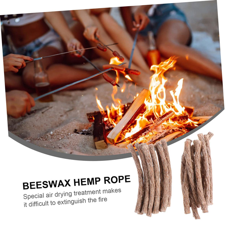 12/24Pcs Survival Wick Hemp Co - Fire Starting Kit recension och pris