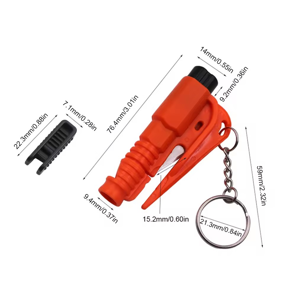 Safety Hammer Car Escape Tool  - Rescue Rope Throw recension och pris