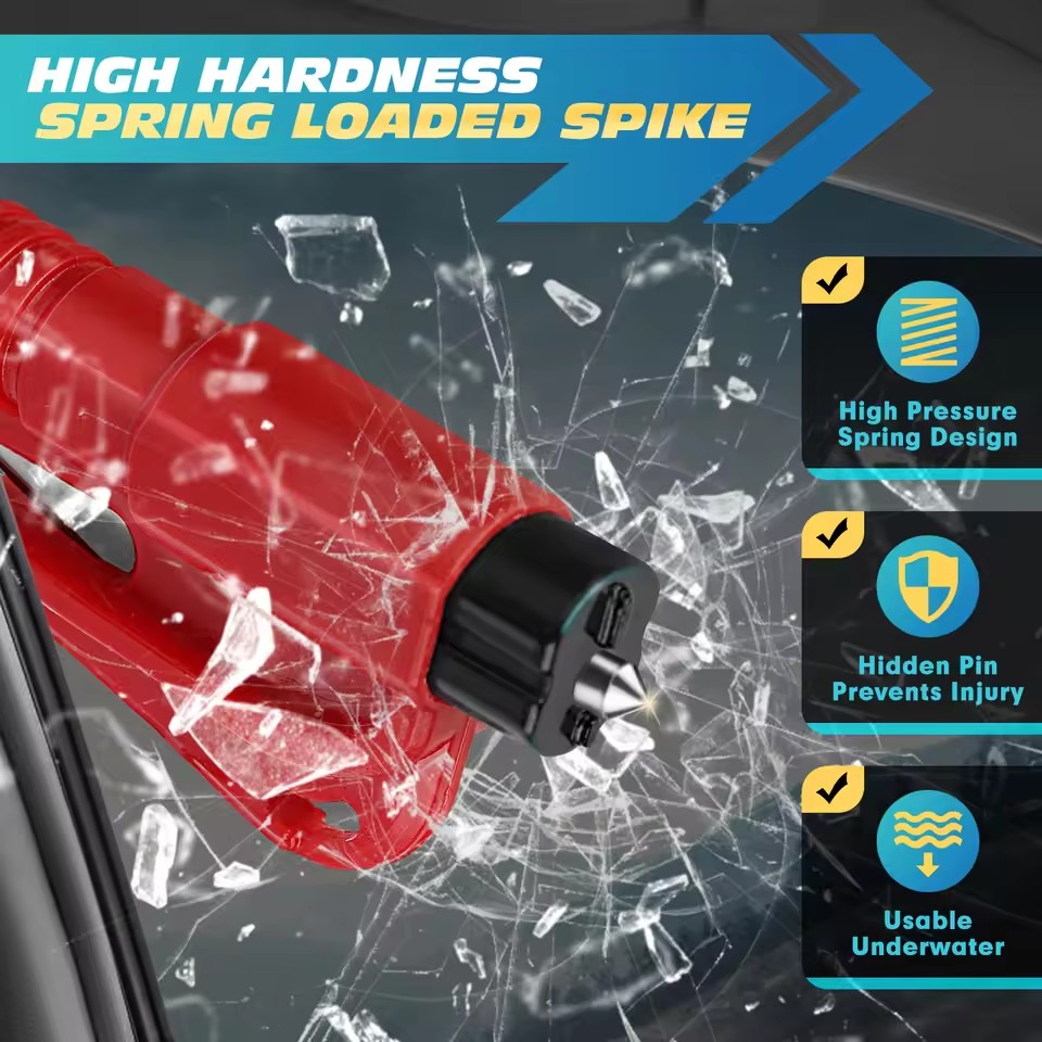 Safety Hammer Car Escape Tool  - Rescue Rope Throw recension och pris
