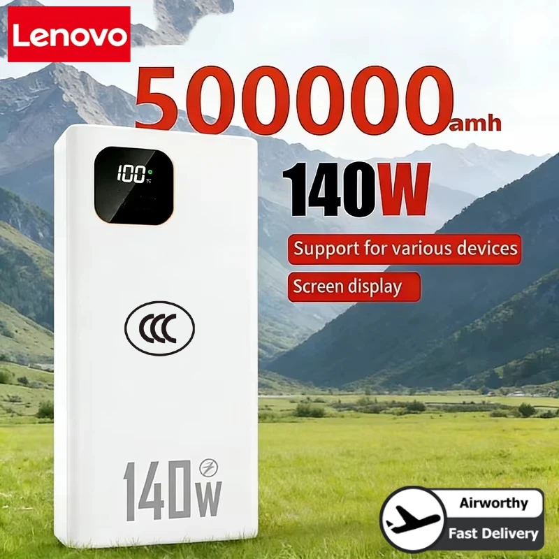 Lenovo 140W 500000mAh Ultra Ca - Solar Emergency Charger recension och pris