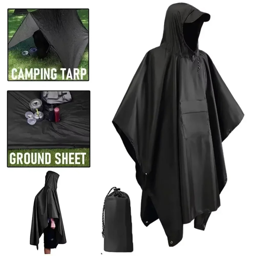 Outdoor Multifunctional 3 In 1 - Emergency Poncho Rain recension och pris