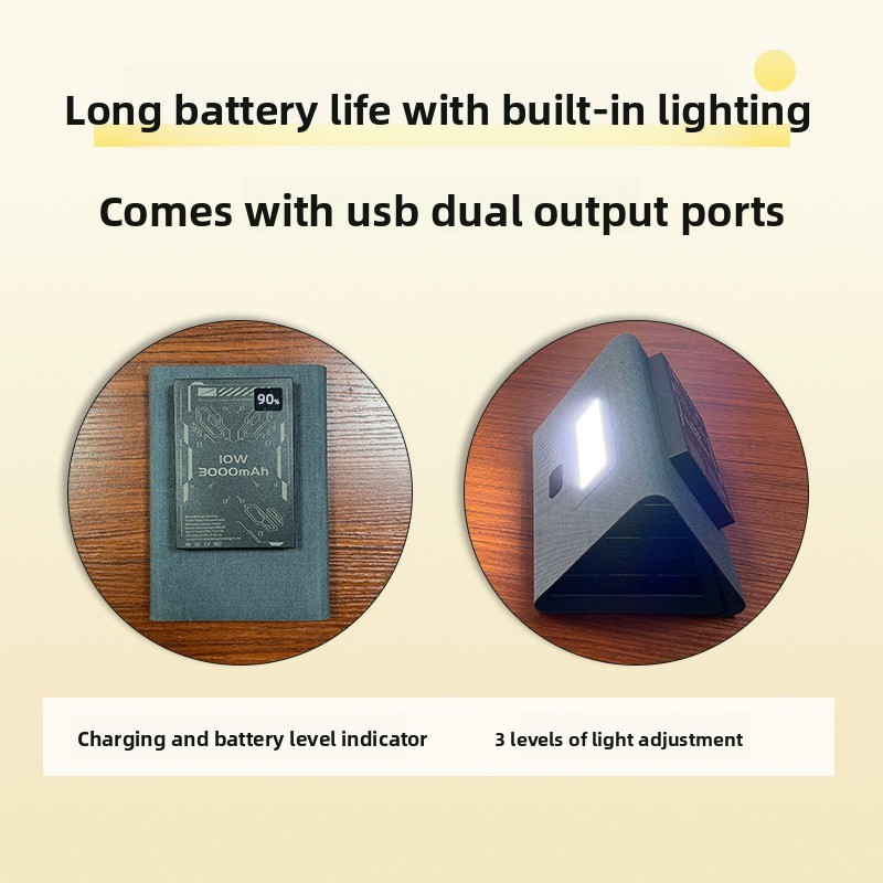 Foldable Solar Panel Charger P - Solar Emergency Charger recension och pris