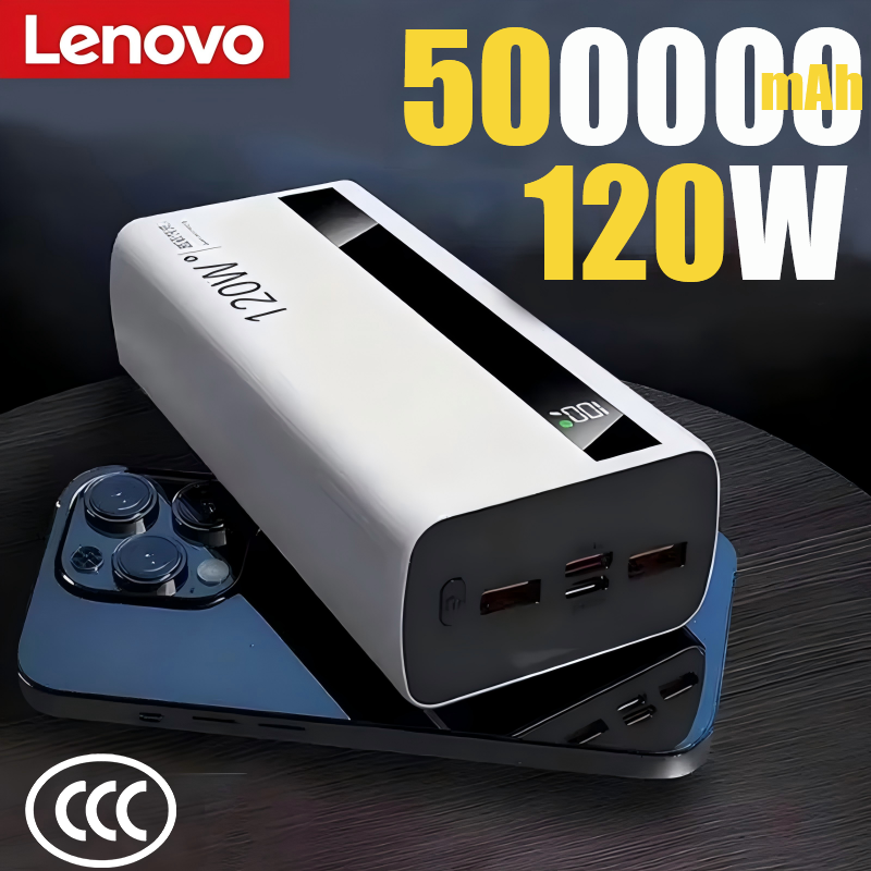 Lenovo 500000mAh High Capacity - Solar Emergency Charger recension och pris
