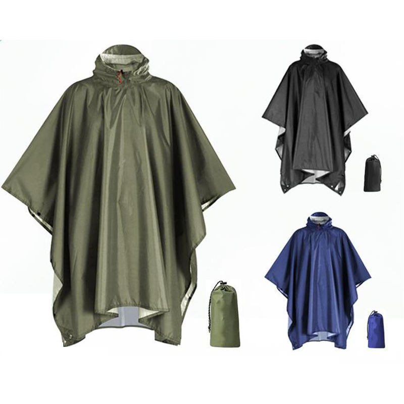 Heavy Duty Rain Poncho For Bac - Emergency Poncho Rain recension och pris