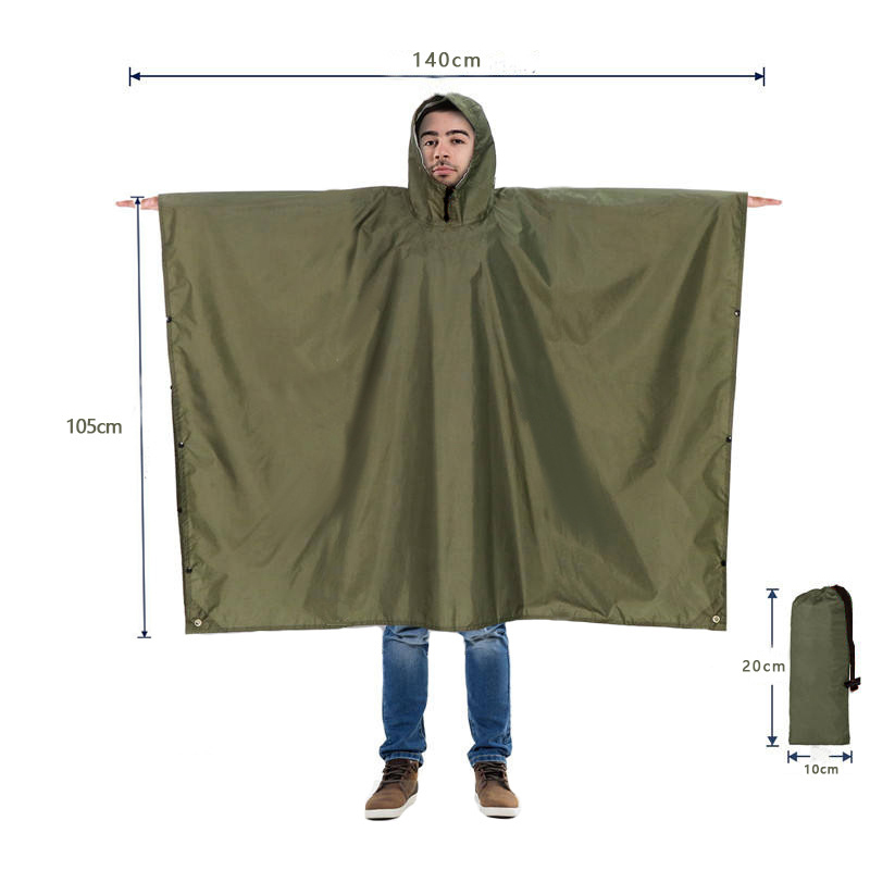 Heavy Duty Rain Poncho For Bac - Emergency Poncho Rain recension och pris