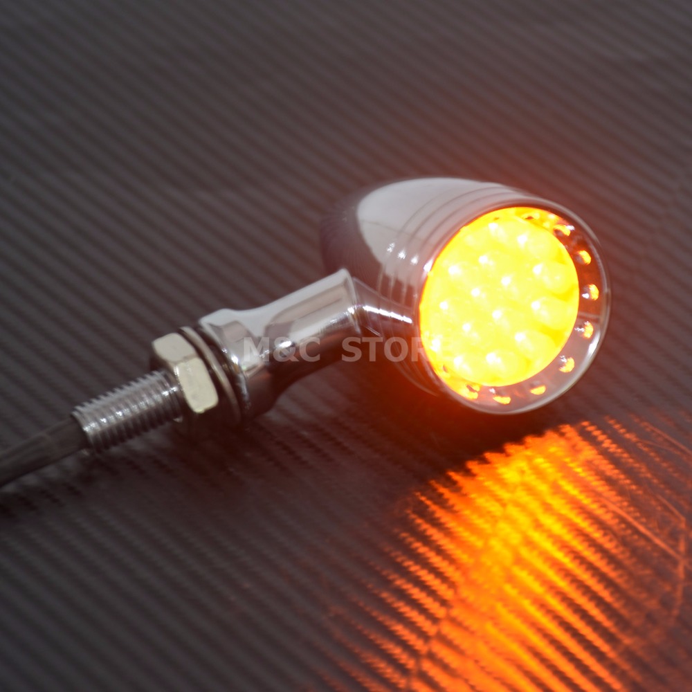 Motorcycle LED Turn Signal Bul - Signal Panel Orange recension och pris
