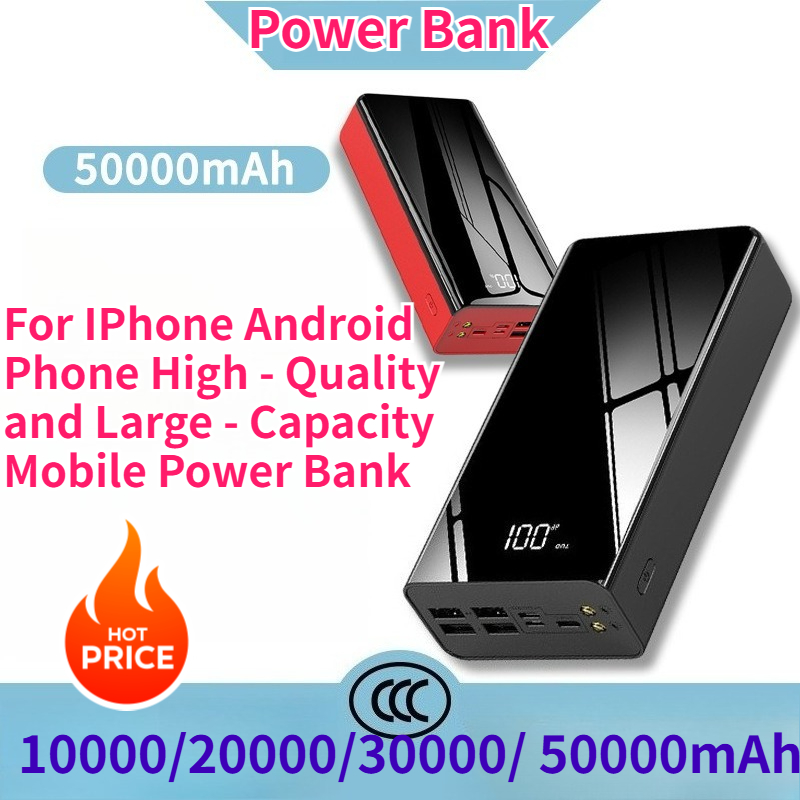 Power Bank 50000mAh 30000mAh 2 - Solar Emergency Charger recension och pris