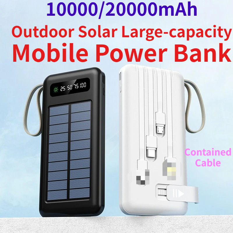 10000/20000mAh Outdoor Solar L - Solar Emergency Charger recension och pris