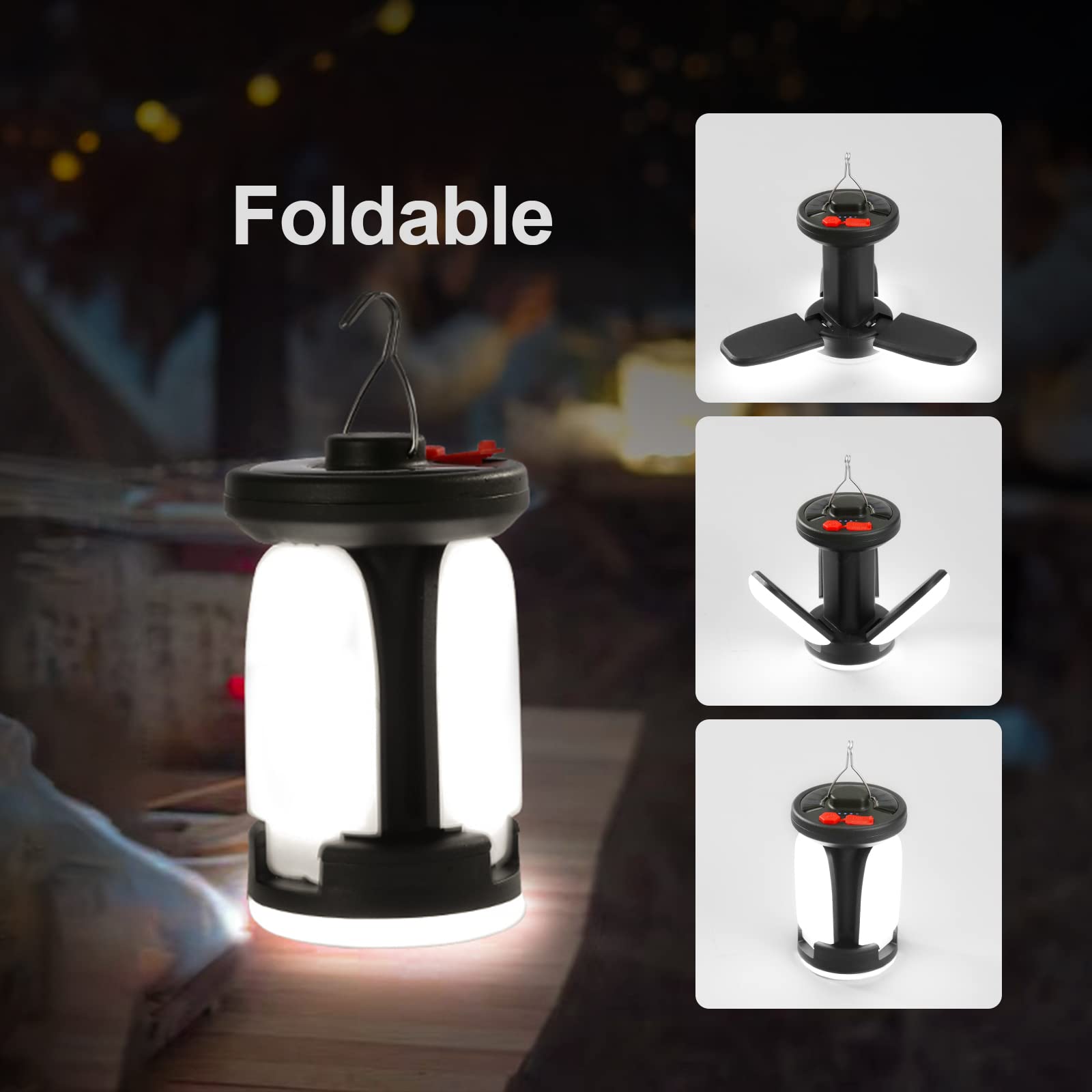 High Power Solar LED Camping L - Solar Emergency Charger recension och pris