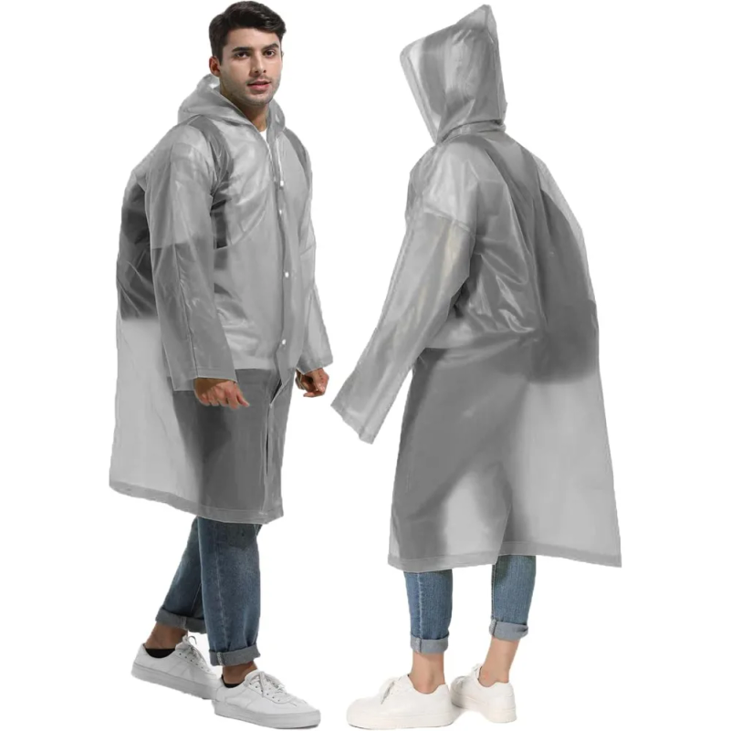 Disposable Adults Reusable Rai - Emergency Poncho Rain recension och pris