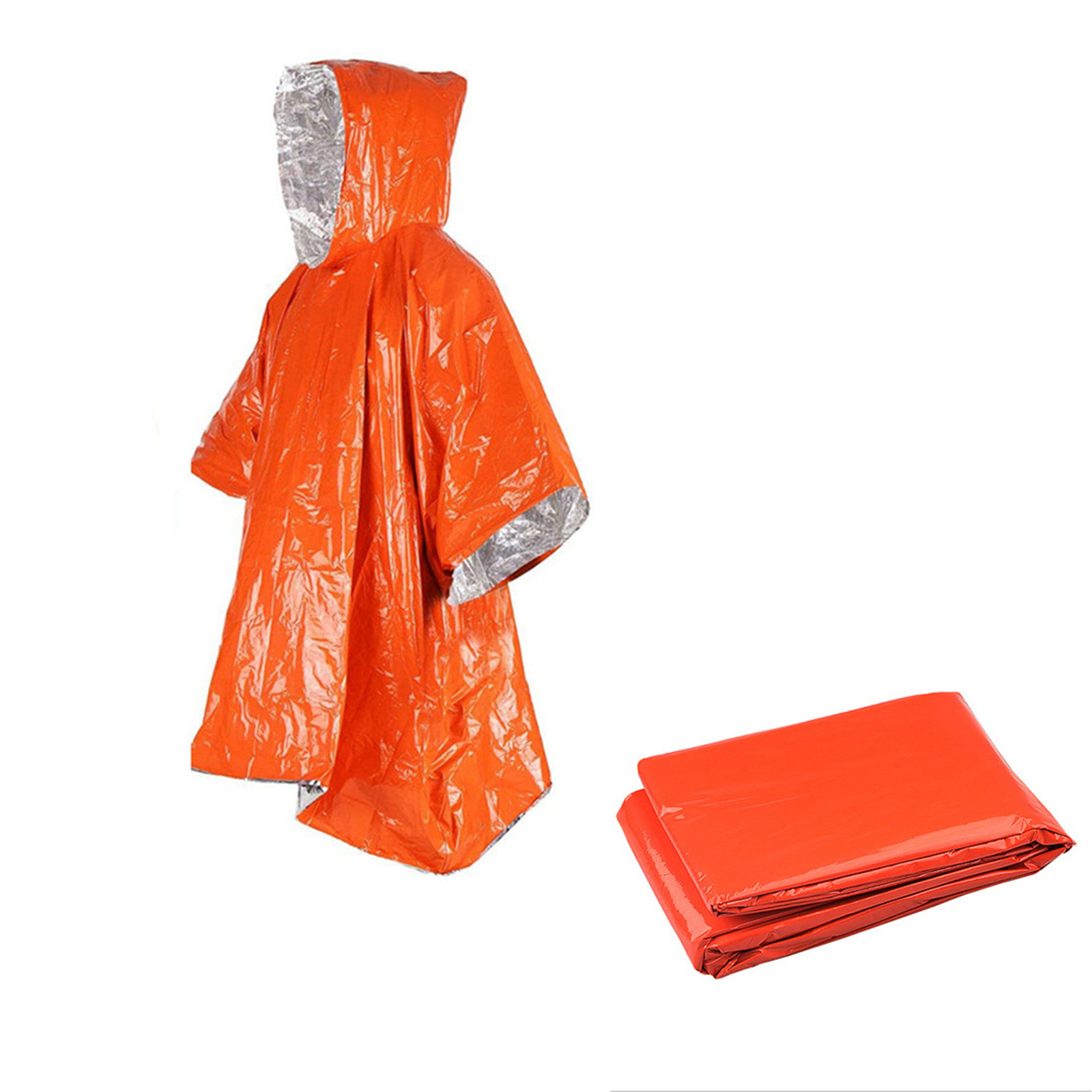 Emergency Disposable Aluminum  - Emergency Poncho Rain recension och pris