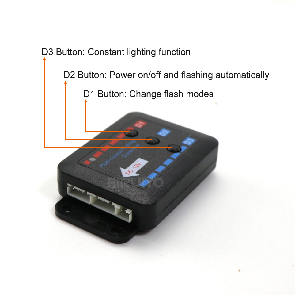 4x 3 LED Grill Car LED Strobe  - Sos Light Strobe recension och pris